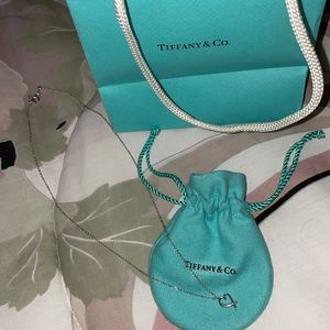 Tiffany & Co Sterling Silver Paloma Picasso Loving Heart Necklace